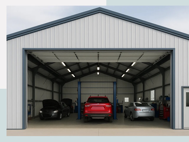 Ангары из сэндвич панелей от 616 руб. в Пятигорск