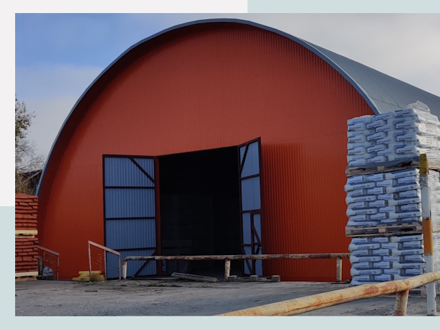 Полукруглые ангары по цене от 616 руб. в Пятигорск