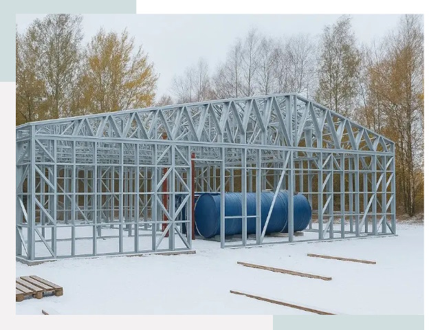 Металлические ангары в Пятигорске