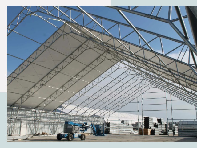 Каркасно-тентовые сооружения от СтальСтрой-Птг по цене 616 руб.