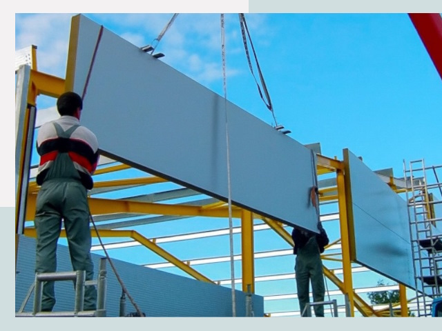 Монтаж сэндвич-панелей в Пятигорске от 616 руб.