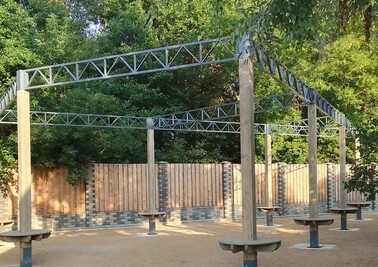 Терраса из металлоконструкций под ключ, проектирование, изготовление и монтаж от СтальСтрой-Птг